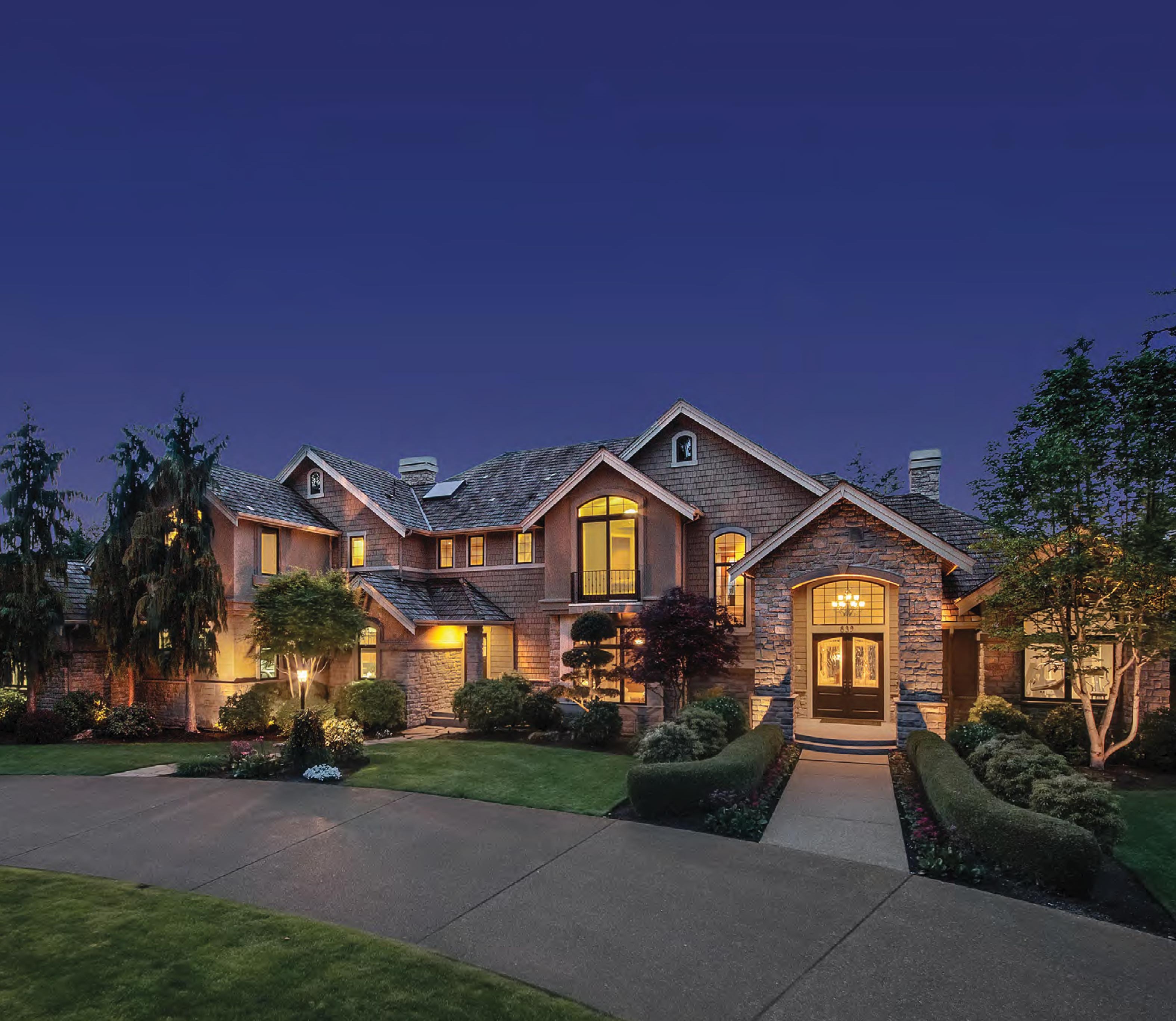 Luxurious Windsor Greens Home Featured on the Front Cover of LHM