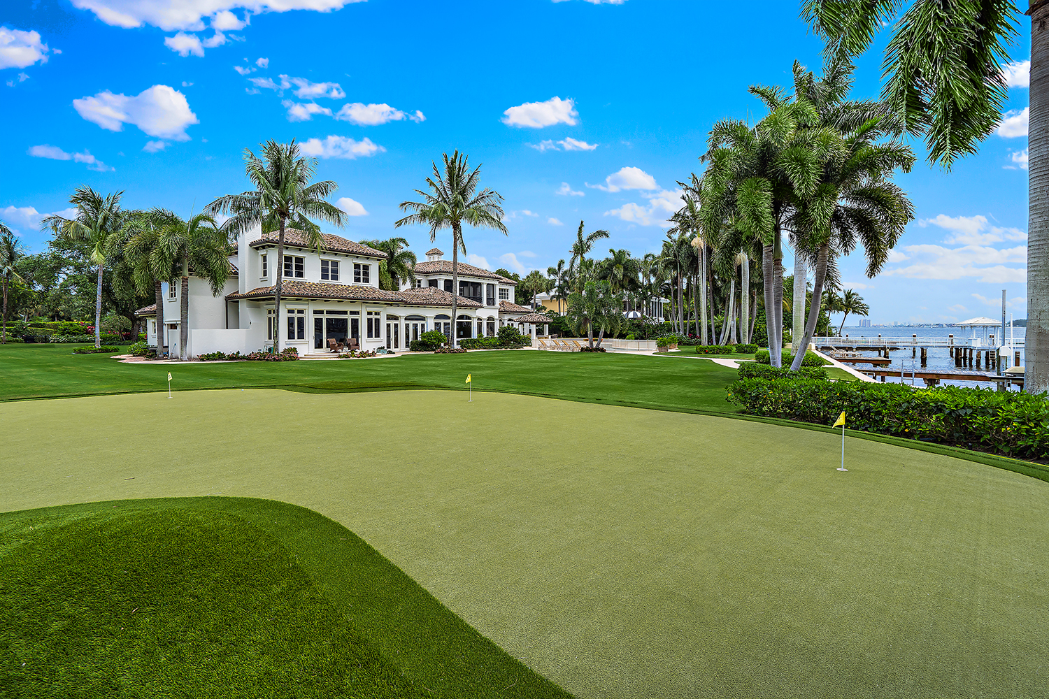 Private Waterfront Compound on the Cover of The Palm Beaches 2.3
