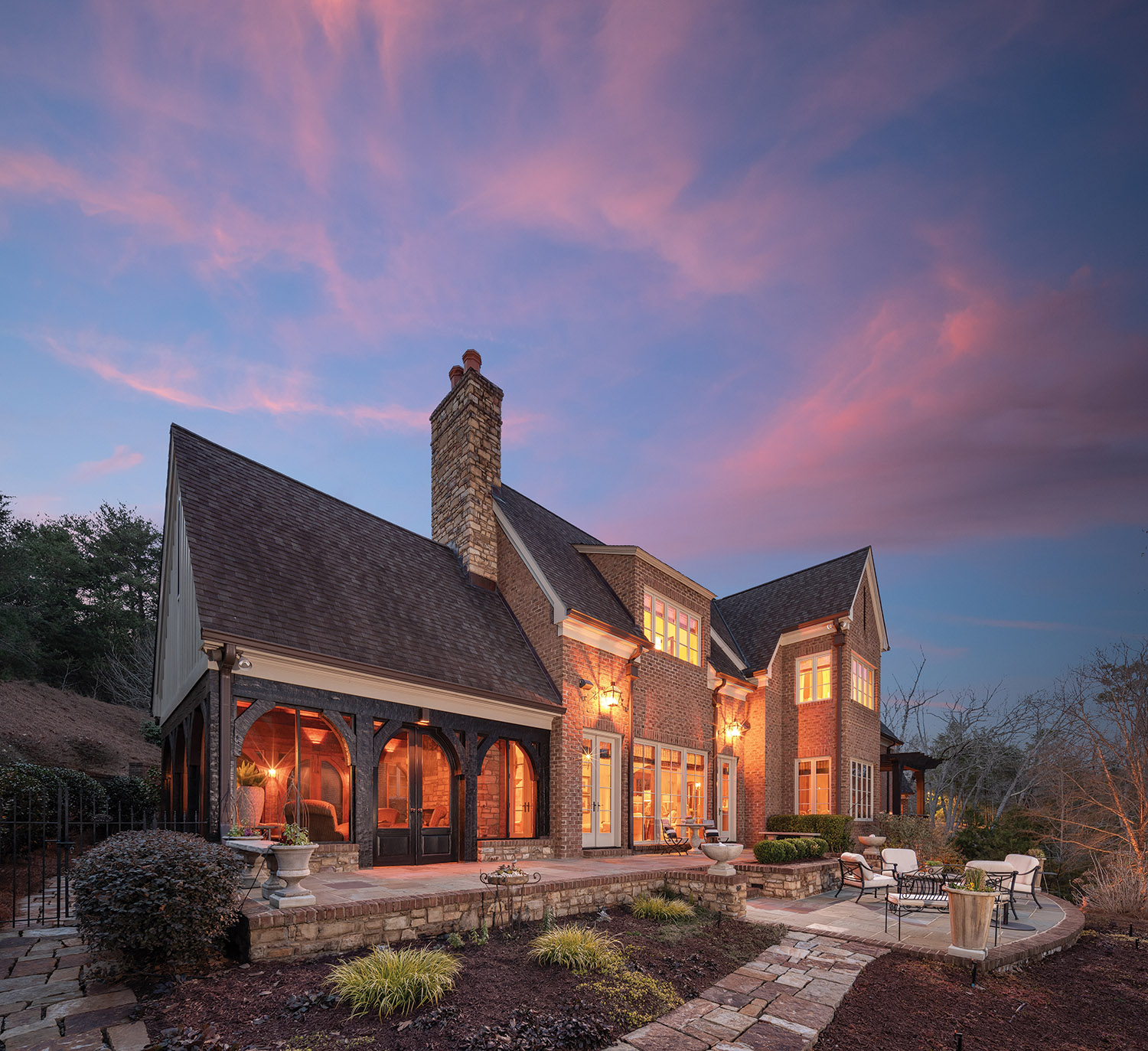 Badin Lake Waterfront Home on the Cover of LHM Charlotte 9.2