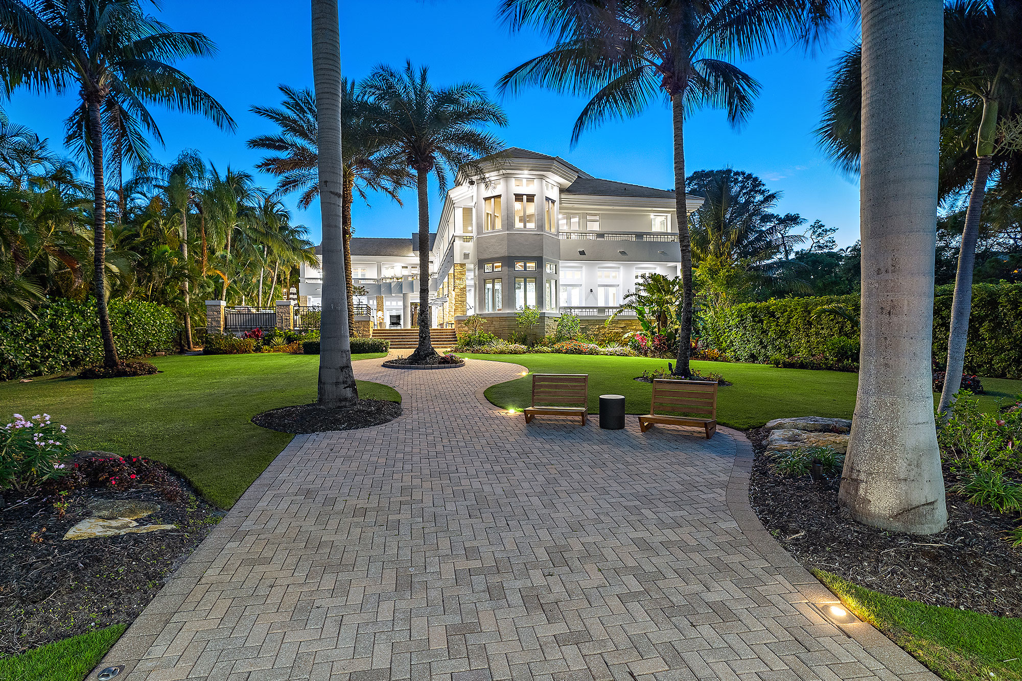 Waterfront Compound on the Cover of Palm Beaches 3.5