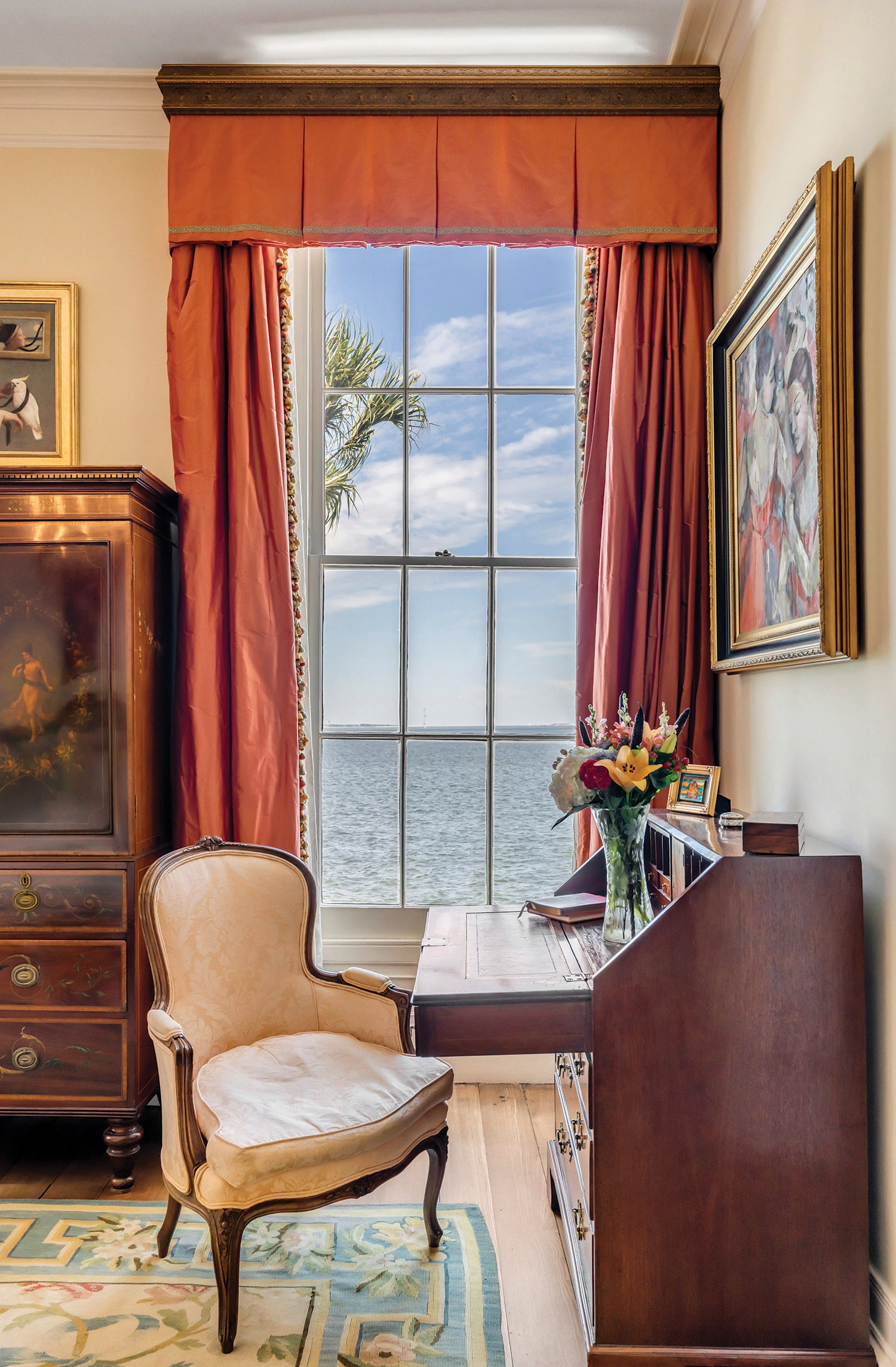 Historic Harbor Views on Charleston's High Battery on the Cover of LHM ...