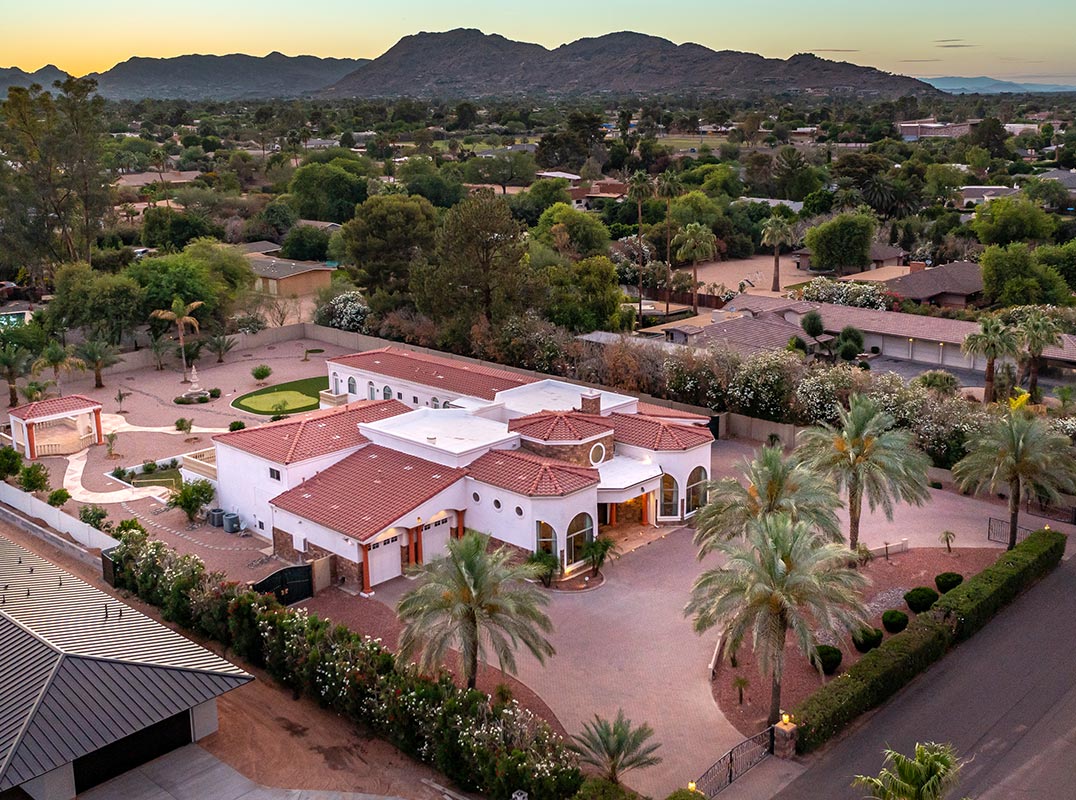 Stunning Mediterranean Estate – Camelback Mountain Views