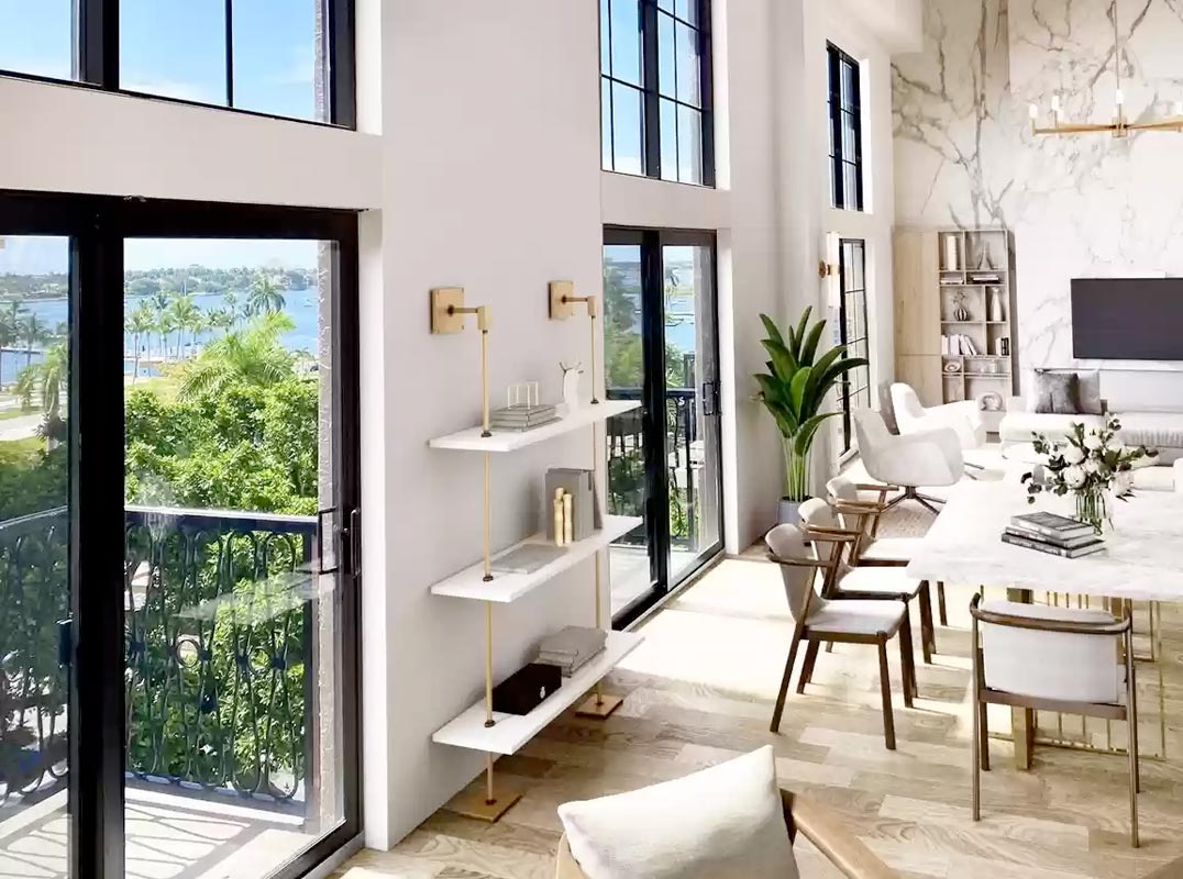 Luxuriously Chic, Designer Loft-Style Residence