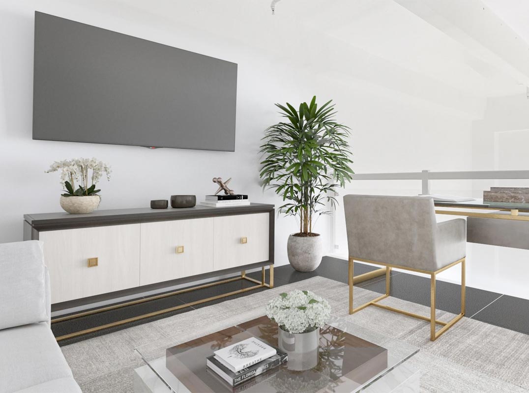 Luxuriously Chic, Designer Loft-Style Residence