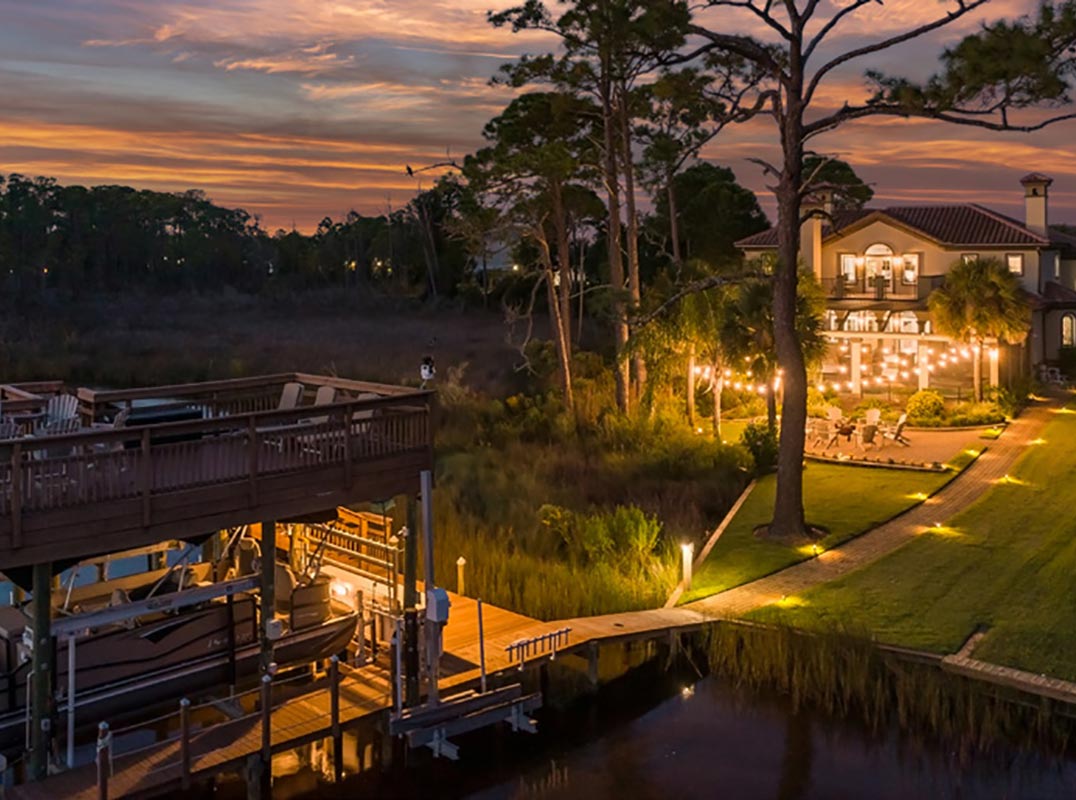 LHM The Emerald Coast Bay Front on Estate Sized Lot