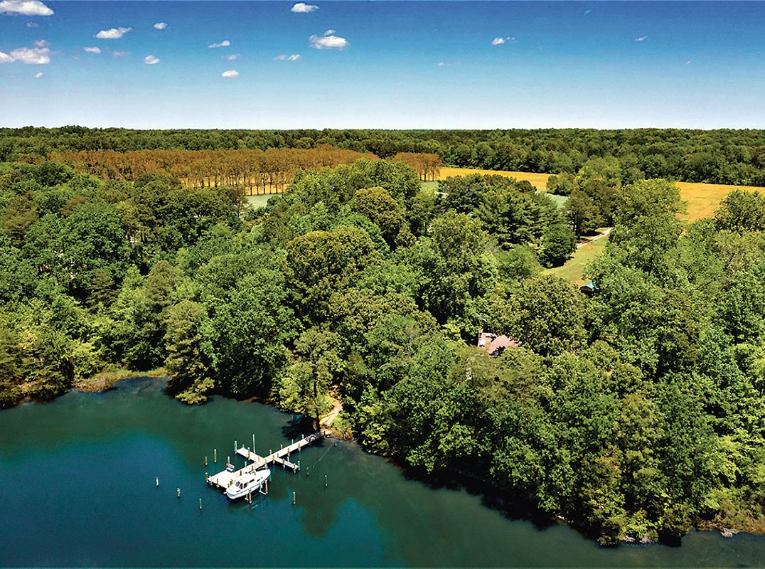 Northern Neck Waterfront with Deep Water Dock + 35 acres
