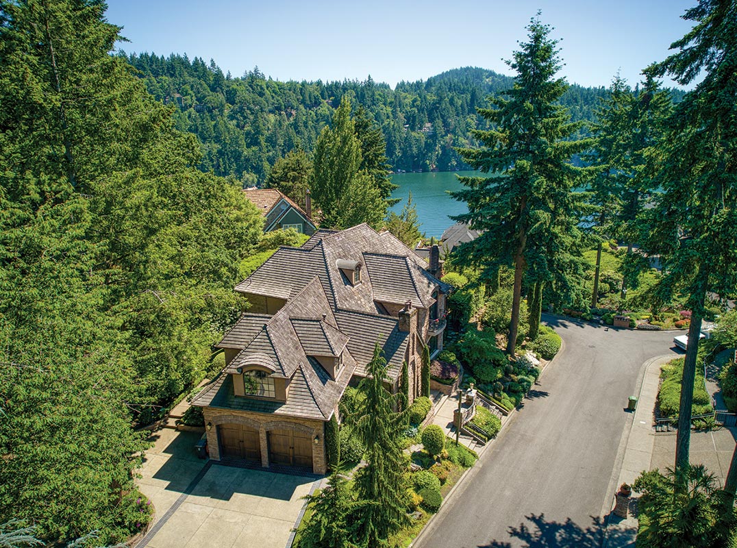 LAKE OSWEGO MASTERPIECE WITH  PRIVATE DOCK