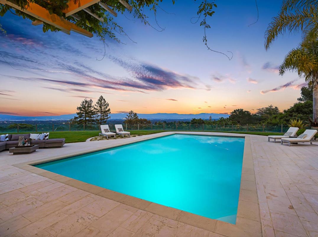 Spectacular Bay Views | Expansive Lawn & Pool | Car Collector’s Garage