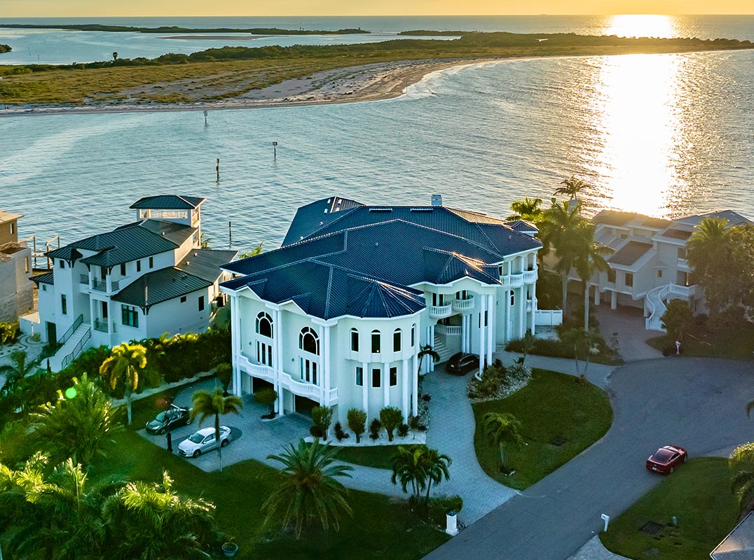 Gulf Facing Waterfront Mansion