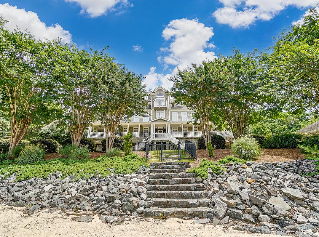 Lake Wylie Luxury with Private Beach + Panoramic Views