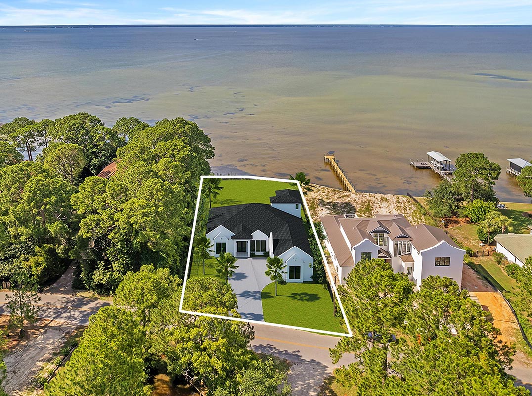 100’ Of Bay Frontage And Brand New Construction.