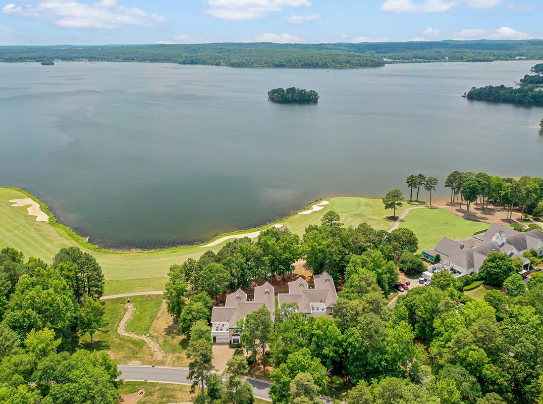 Badin Lake Townhome with Sunset Views on Old North State Golf Course