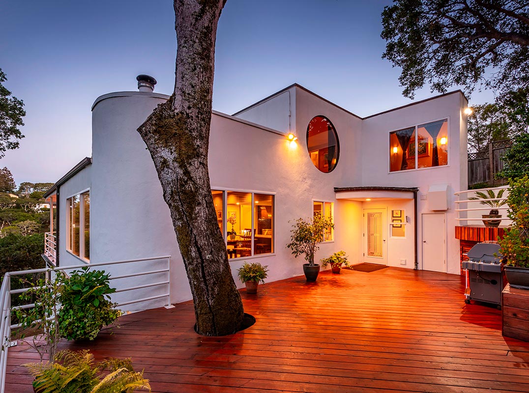 Outstanding Art Deco Masterpiece on .71-Acres with Spectacular Bay Views