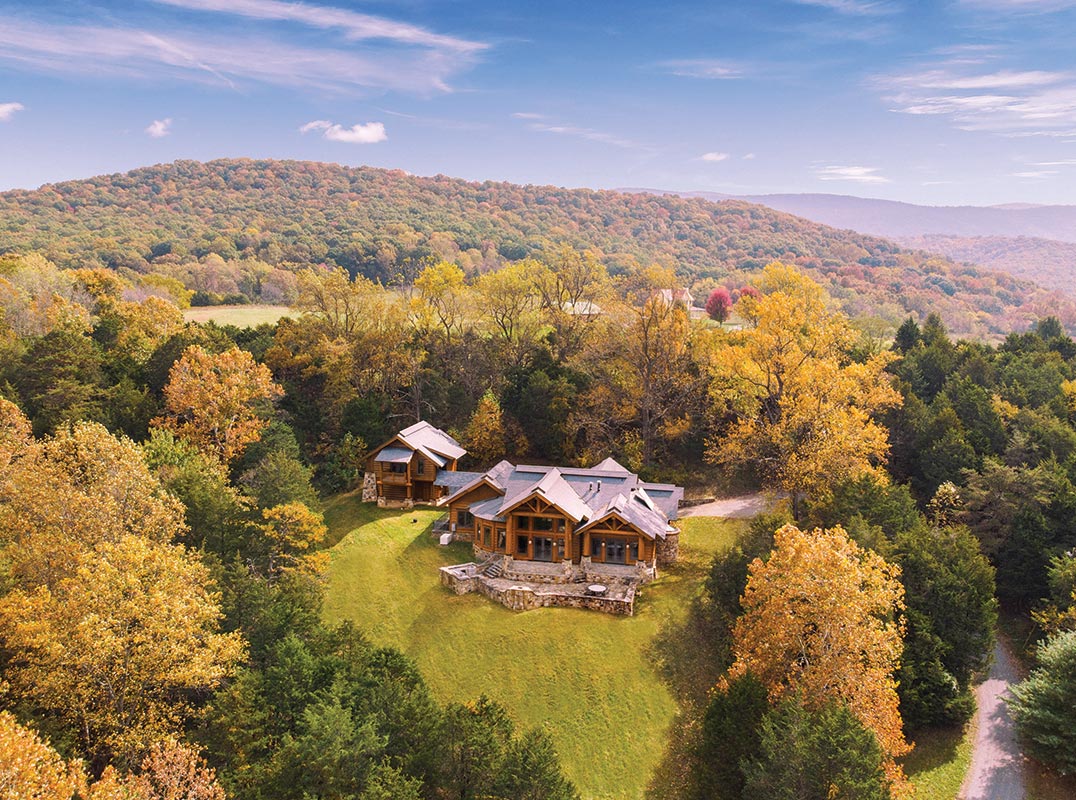 Bespoke Shenandoah Valley Home with Magnificent Mountain Views