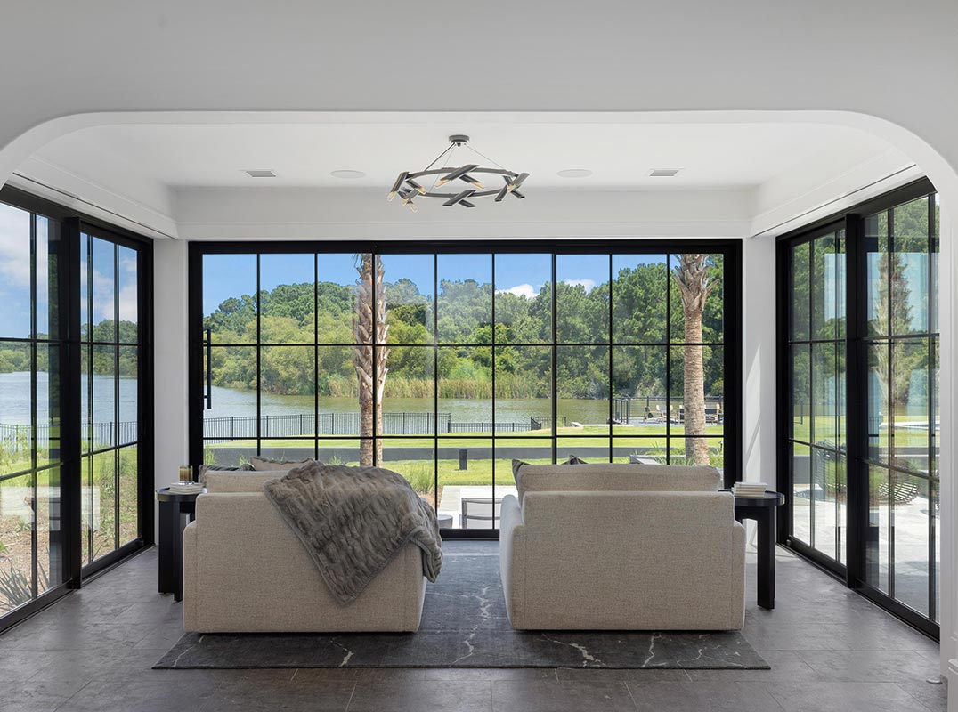 Magnificent Modern Retreat with 60-Acre Lake in Exclusive Briars Creek
