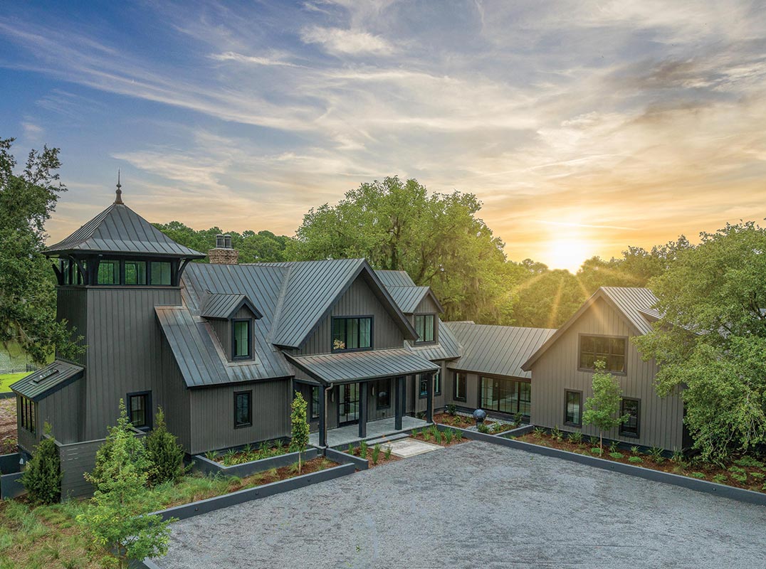 Magnificent Modern Retreat with 60-Acre Lake in Exclusive Briars Creek