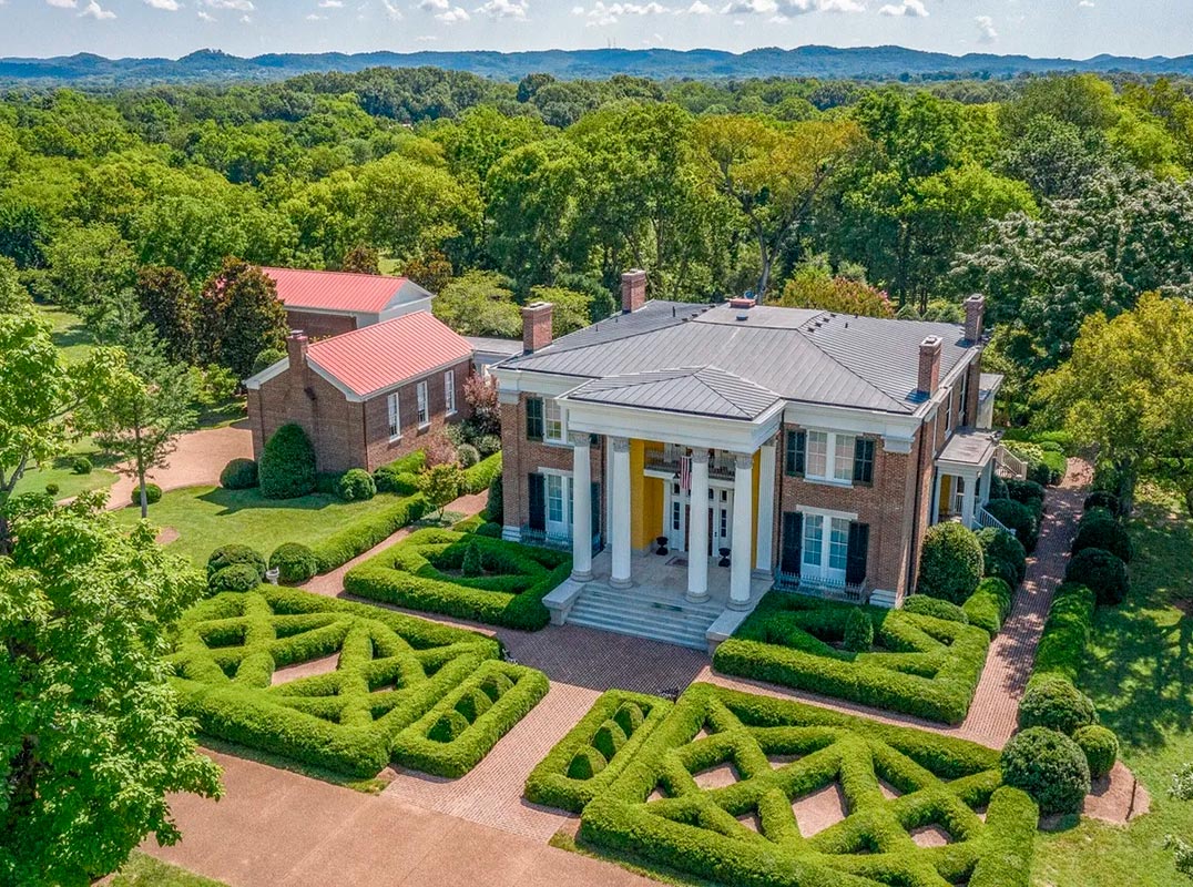 Historic Walnut Hill — 1858 Exquisite Greek Revival Home