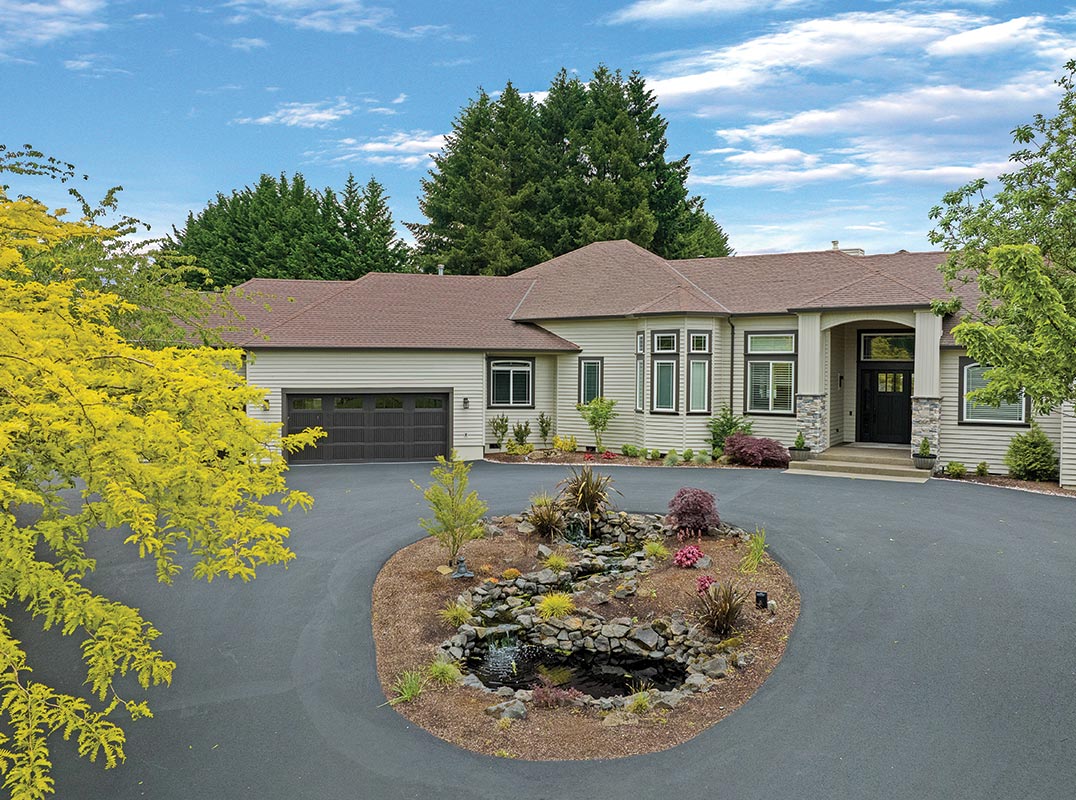 Stylish Country Farm + Vineyard on 5 Acres
