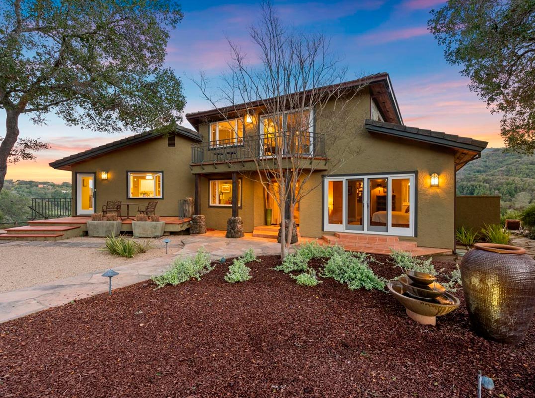 Vineyard Retreat on Nearly 2 Acres with Amazing Views & Privacy