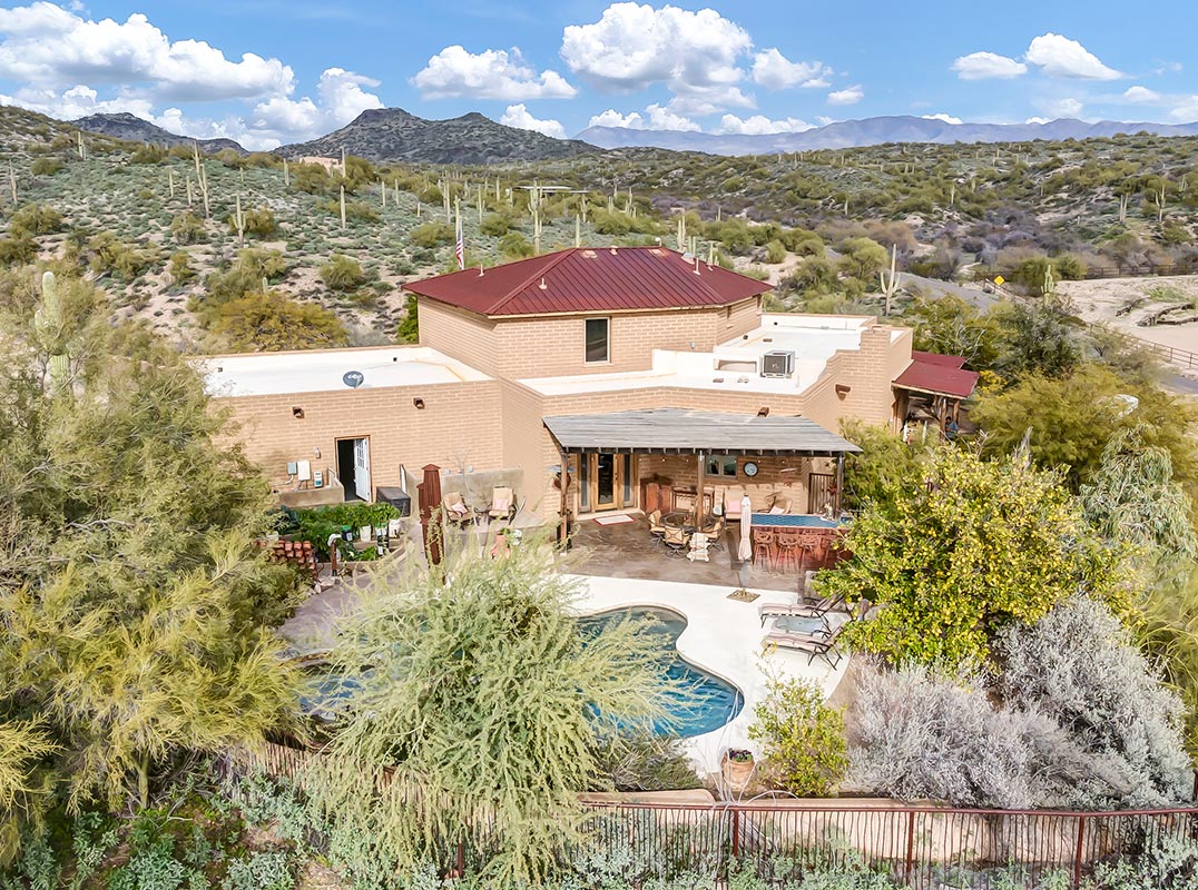 Custom-Built Adobe Home on 5 acres