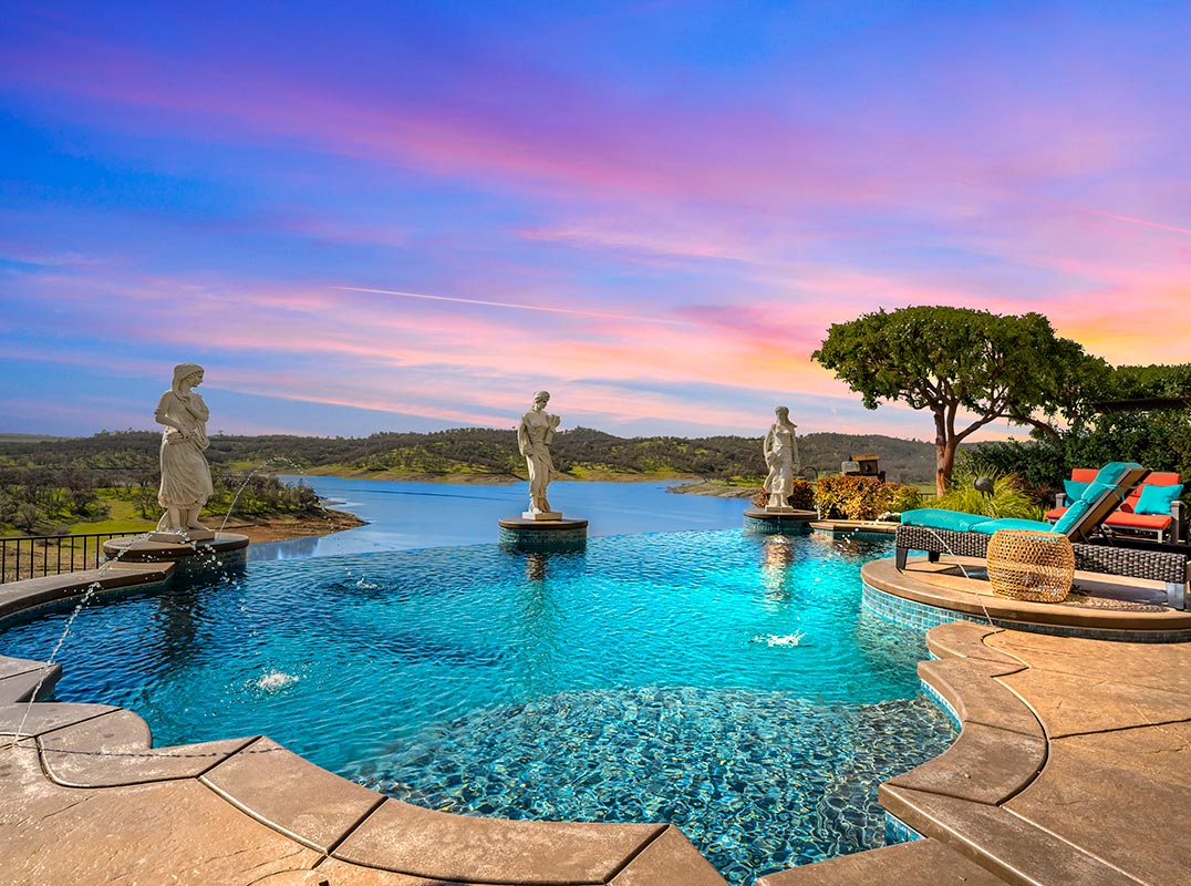 Backdrop of Folsom Lake Views!