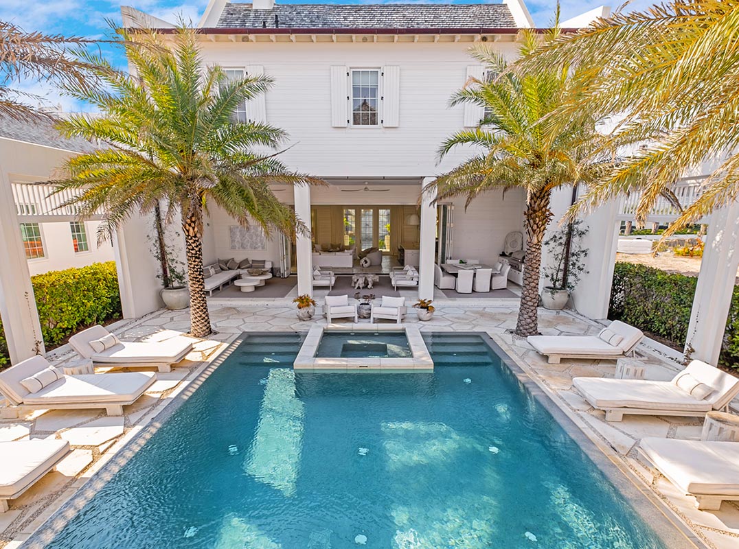 Boutique Home with Statement Courtyard Pool and Carriage House