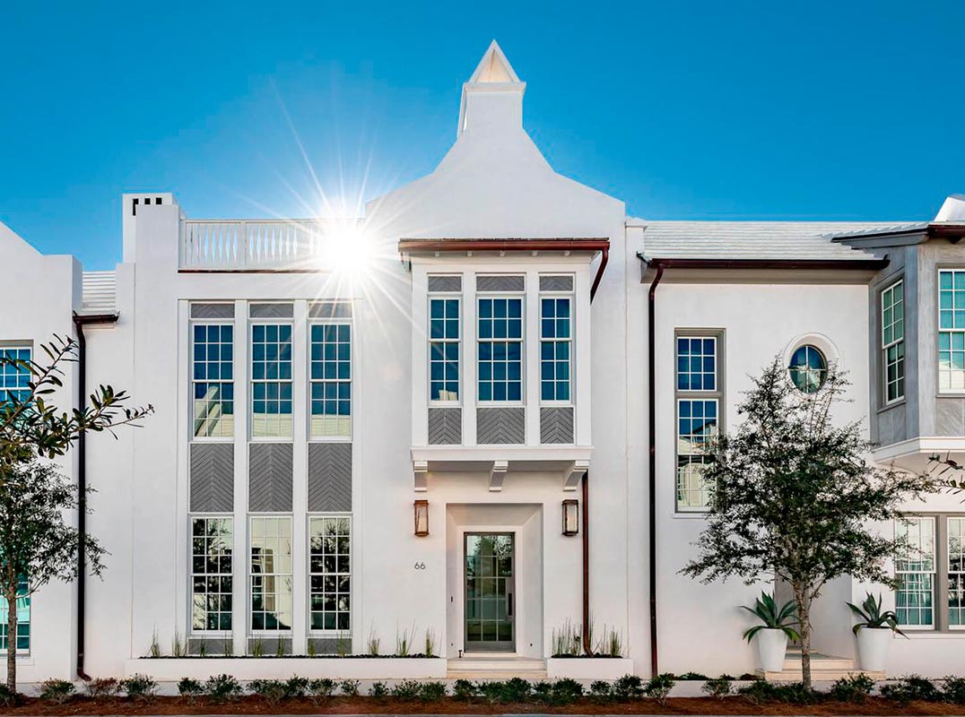 New York Meets Santorini In This Modern Alys Beach Home. 