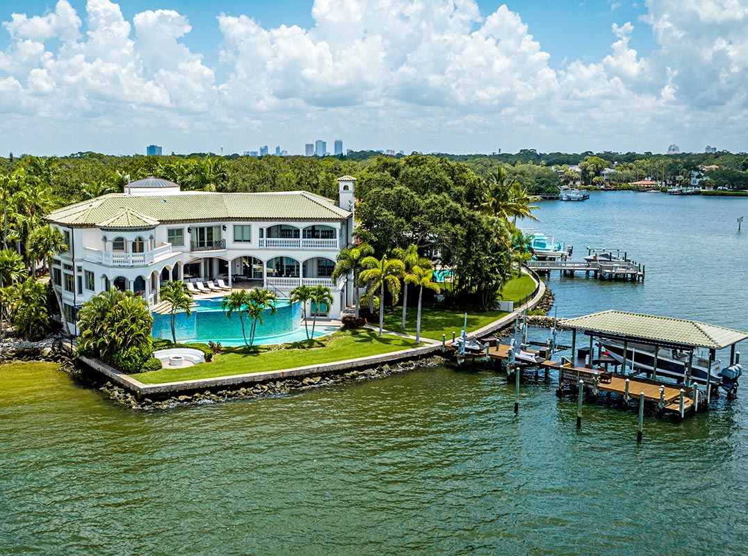 One-of-a-Kind Mansion on Tampa Bay