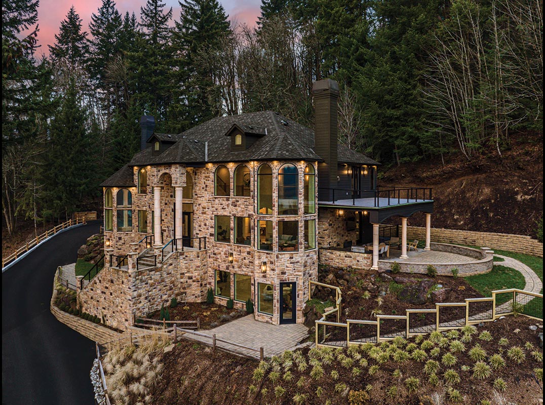 GATED WOODBURN HILL ESTATE WITH VIEWS ON 5.77 ACRES