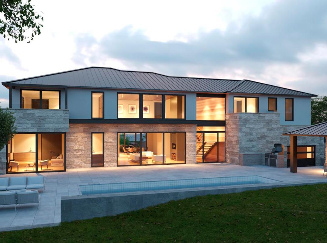 Lot & Plans for Bay-View Transitional Masterpiece