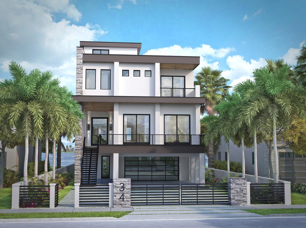 Modern Davis Islands Bayfront