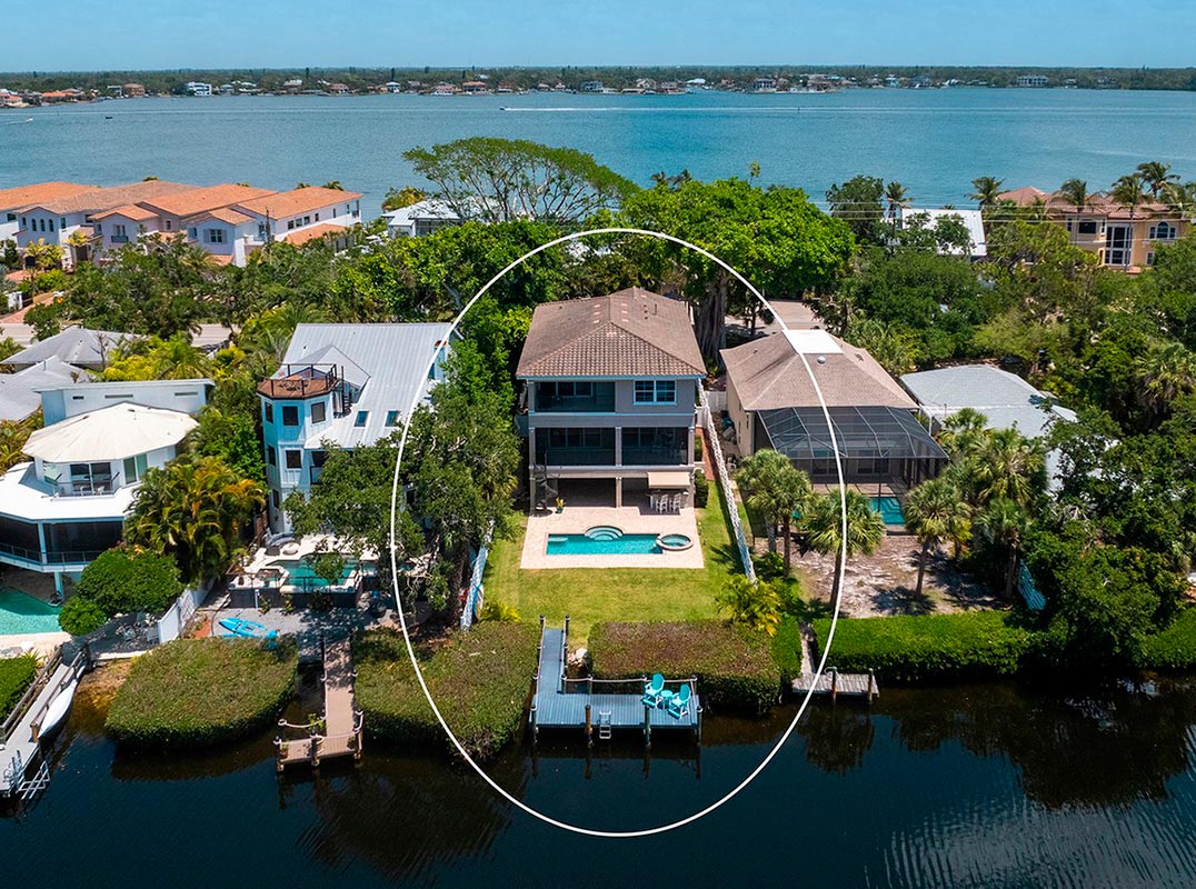 Fabulous, Gated Waterfront Siesta Key Estate