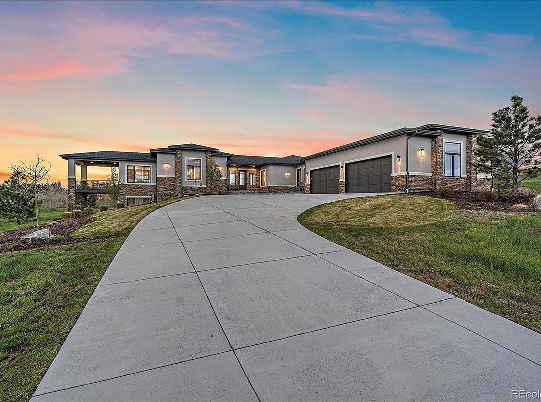 Remarkable Custome Home Poised On 2 Prime Acres.