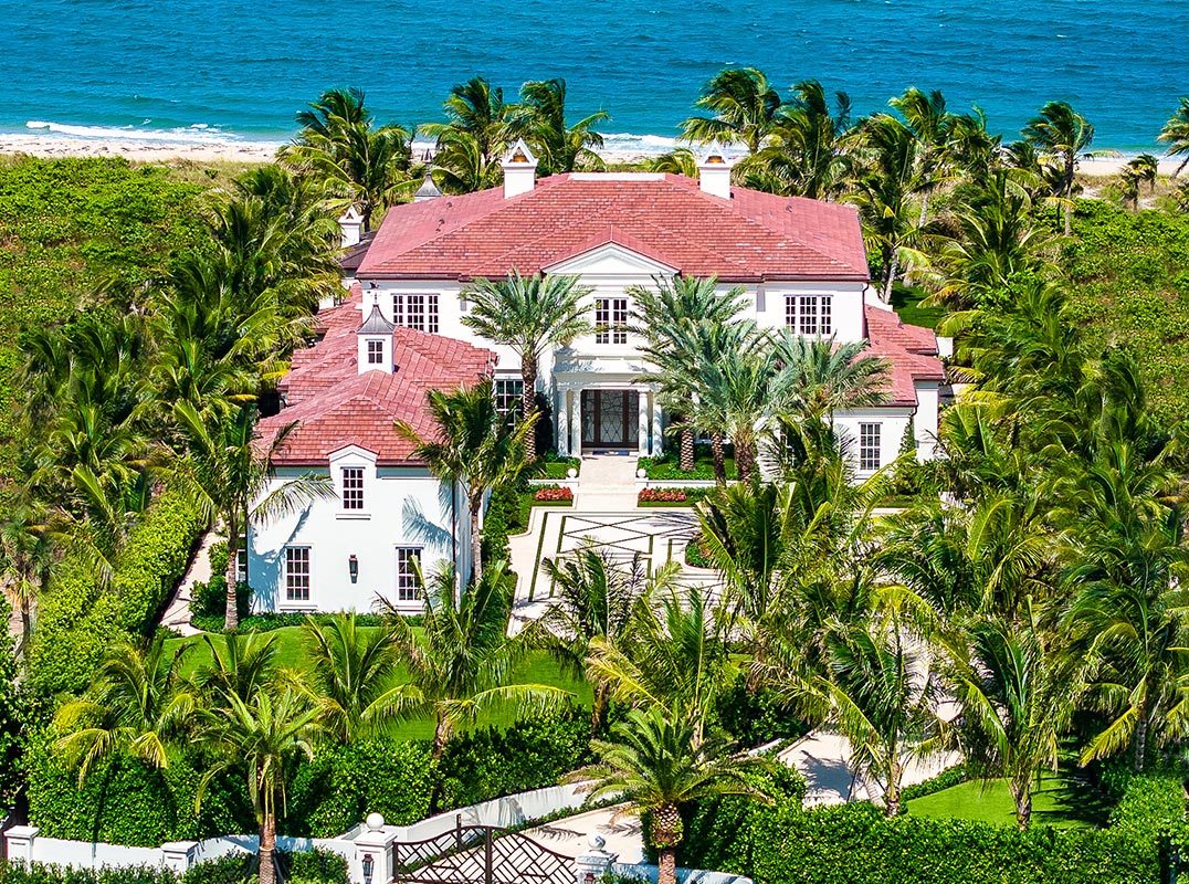 LHM The Palm Beaches New Tropical Georgian Inspired Oceanfront Estate
