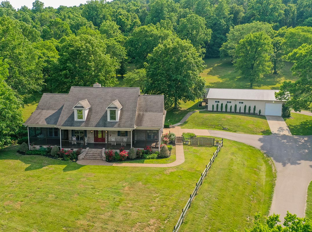 Country Estate on 175± Acres with Farmhouse, Guest House, Shop, and Barn