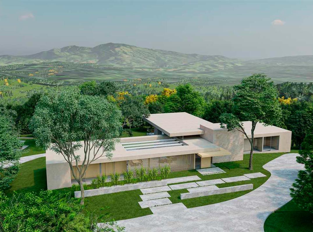 Inspired By Prestigious Swatt|Miers Architects On Nearly 4 Acres 