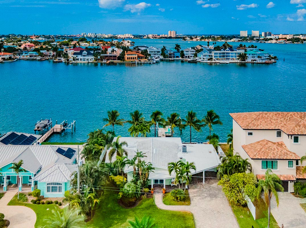 Outstanding Waterfront Residence Located In The Heart Of St. Pete Beach! 