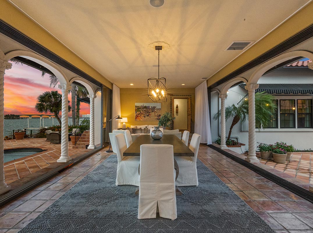 Exquisite Spanish Mediterranean-Style Courtyard Home
