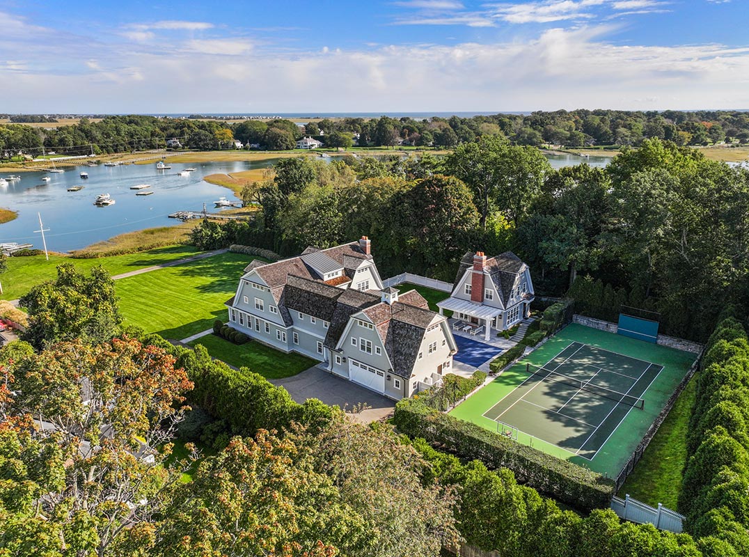 Nantucket-like Family Compound Overlooking a Protected Tidal Cove