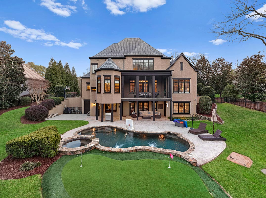 LHM Charlotte Pool, Spa, Cabana and Putting Green in Longview Country