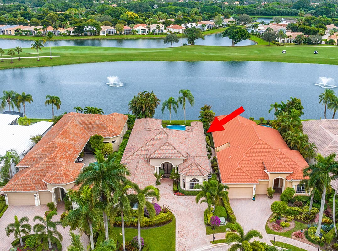 Wide Lake Views in Ballenisles Country Club