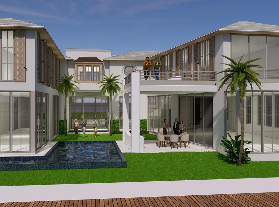 New Barrier Island Waterfront Estate