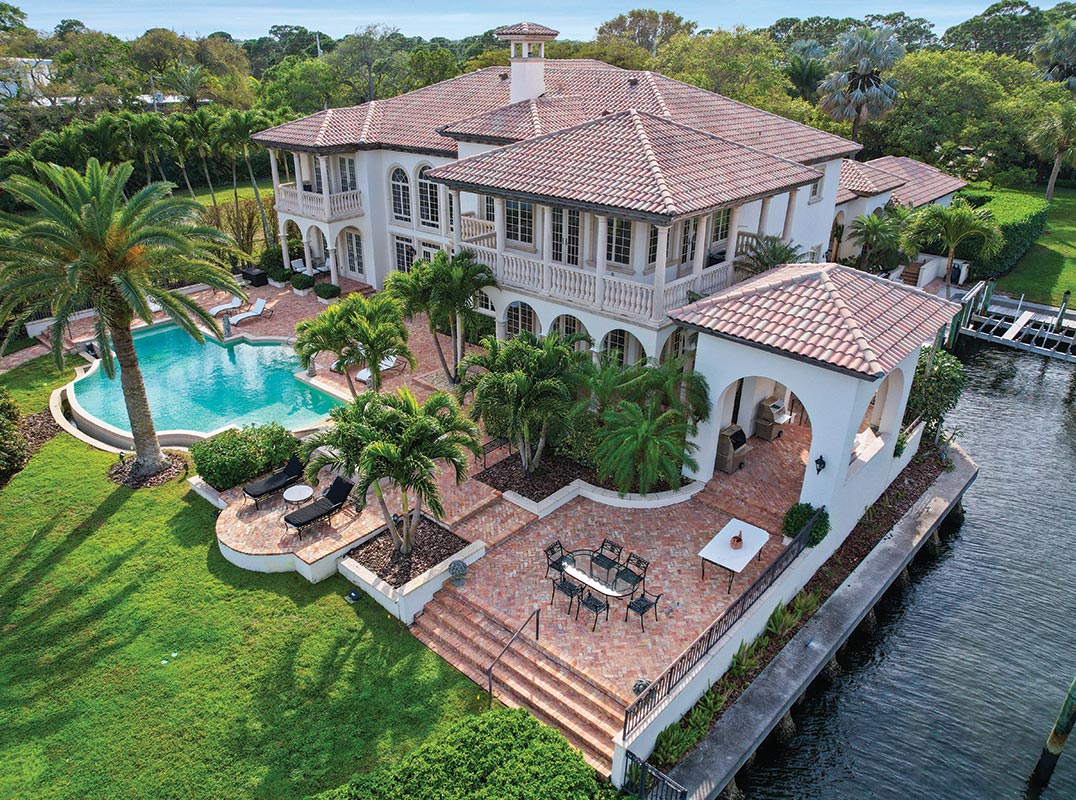 Waterfront Estate with Private Yacht Basin