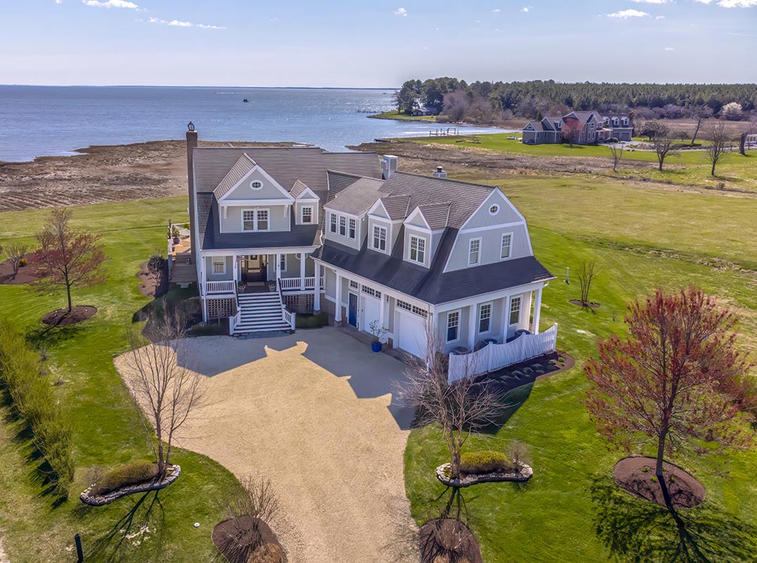 Nantucket-style Home Nestled on .75 acres in Tilghman on Chesapeake