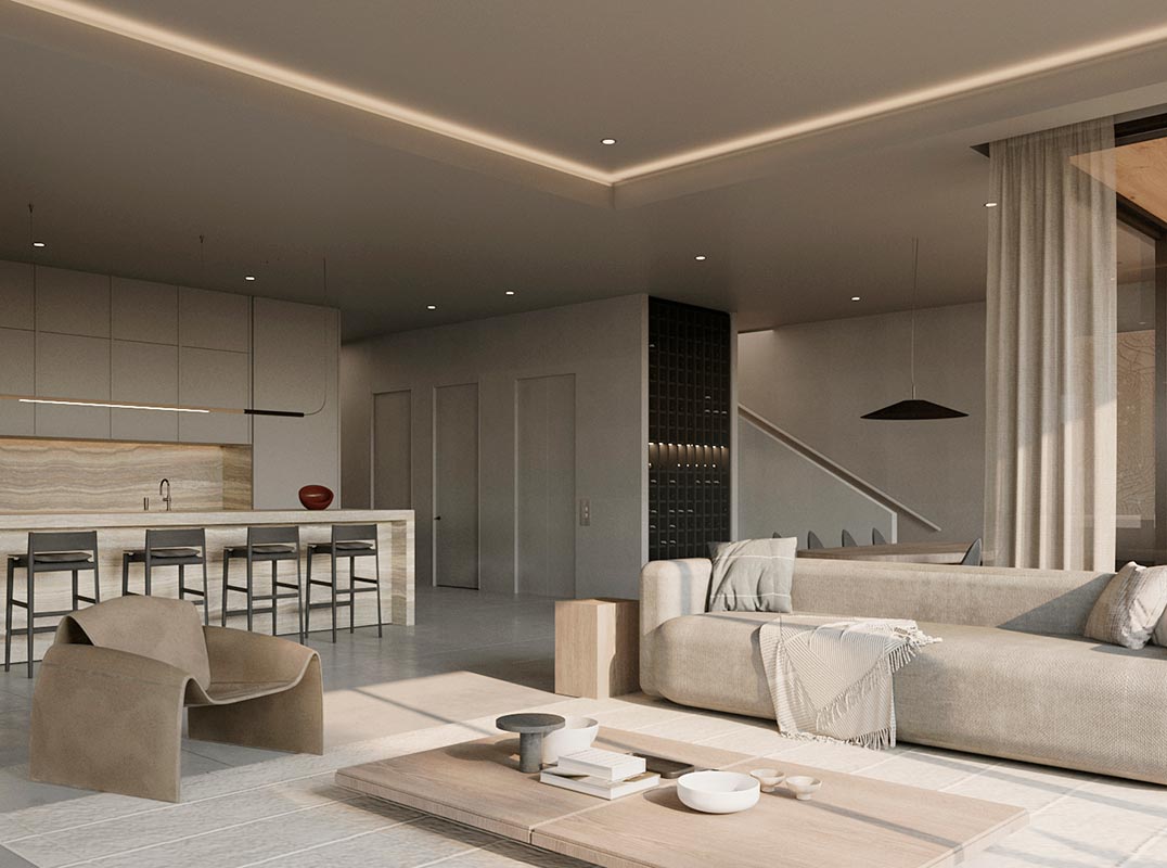 Mirage: 3 New Beachside Townhomes