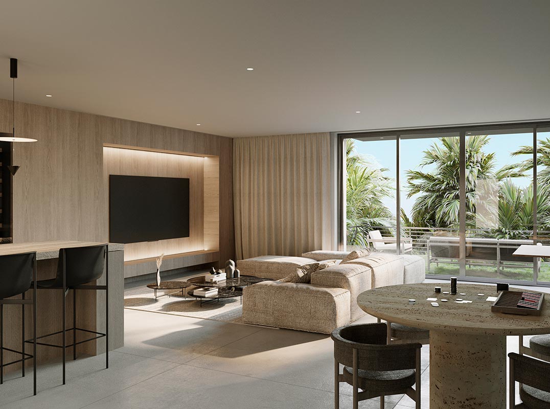 Mirage: 3 New Beachside Townhomes