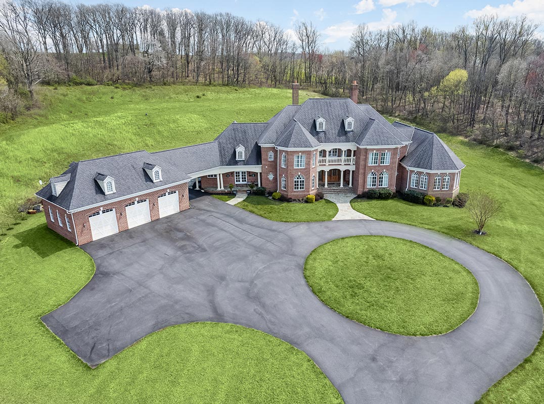 Majestic Estate Home Sited on 12 Rolling Acres