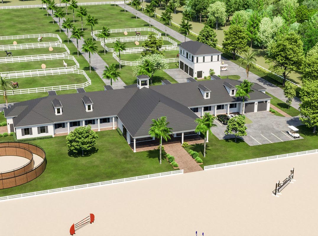 Rare Opportunity for New Construction Equestrian Facility in Wellington