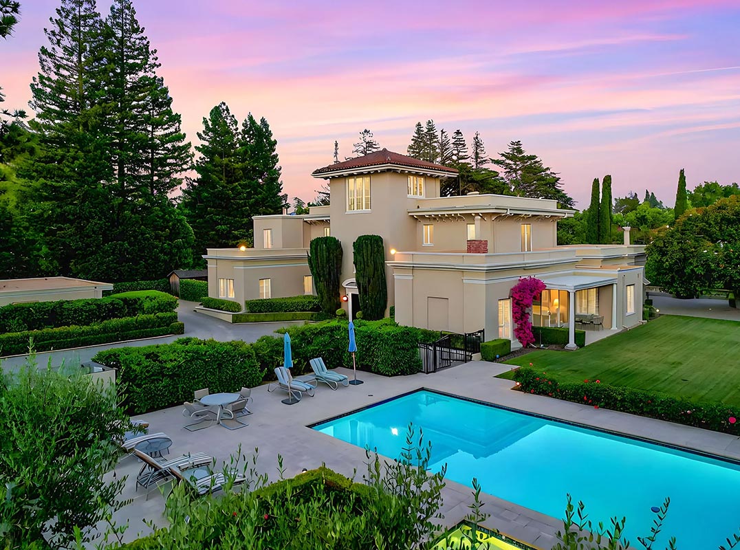Hillsborough's Iconic Italian Villa Exudes European Elegance
