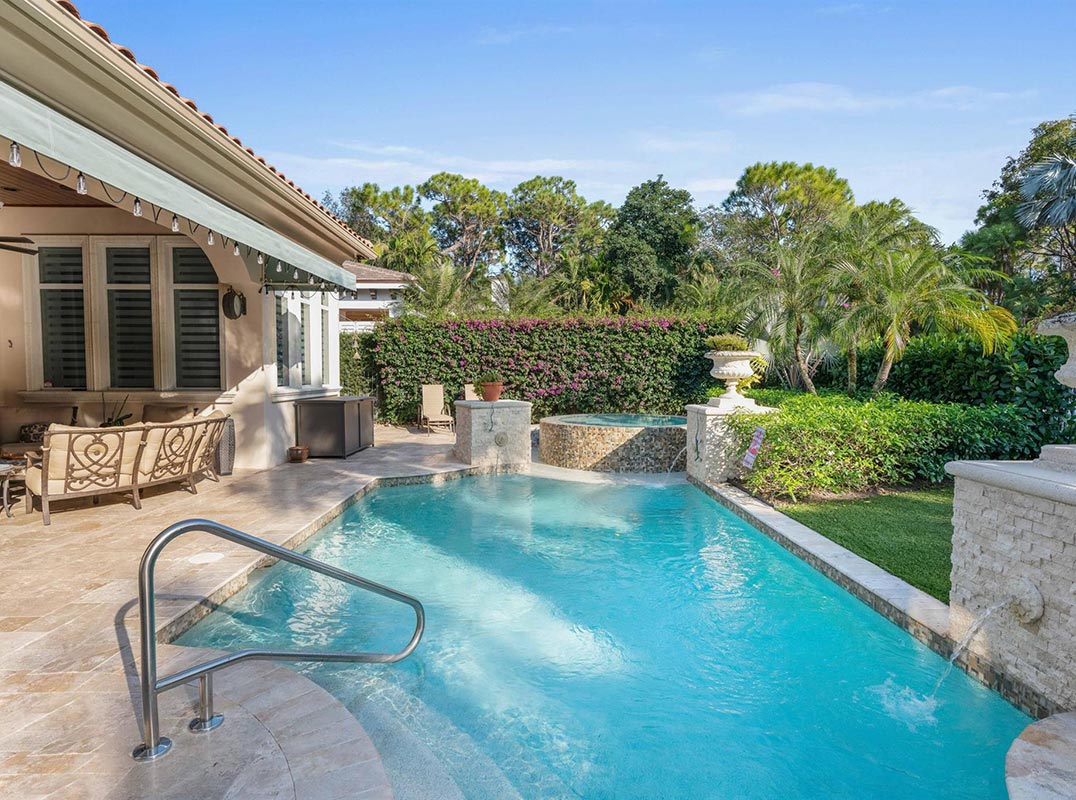 Fully Furnished Home in the Exclusive Old Palm Golf Club